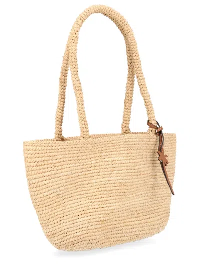 Manebi Borsa Panier Medium In Neutral
