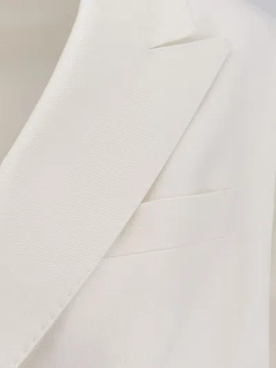 Tagliatore Double-breasted Buttoned Suit In Gray