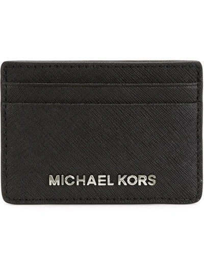Michael Michael Kors 'jet Set Travel' Cardholder - Black