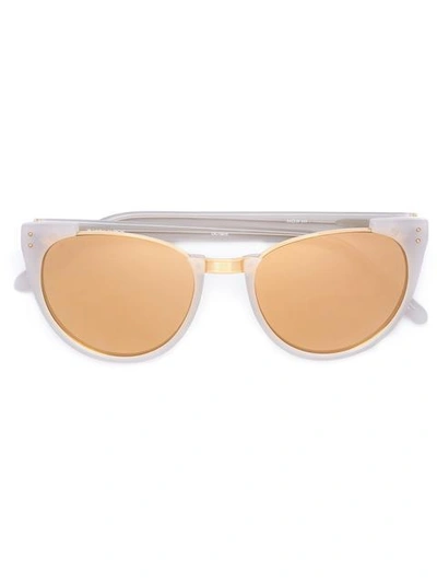 Linda Farrow Round Shaped Sunglasses