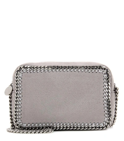 Shop Stella Mccartney Falabella Crossbody Bag In Grey