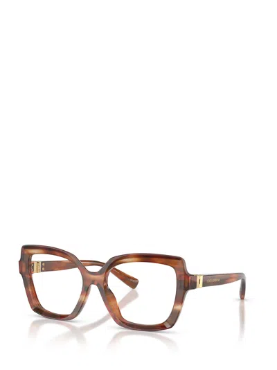 Dolce & Gabbana Full Frame Plain Mirror In Brown