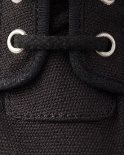 Prada Laced Boots With Grooved Sole In Black