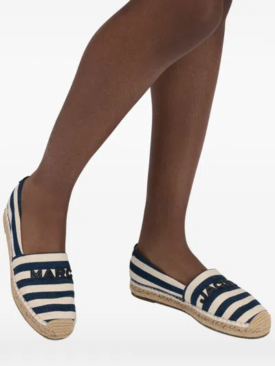 Marc Jacobs Espadrilles Jute Sole Round Toe Striped In Multi