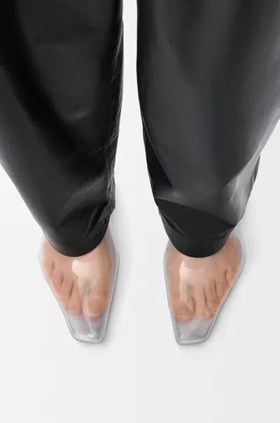 Loewe Emily Aqua Bootie 45 In Rubber With Multicolor Socks Pumps White