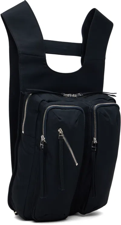 Fffpostalservice Black Pod Backpack In Black