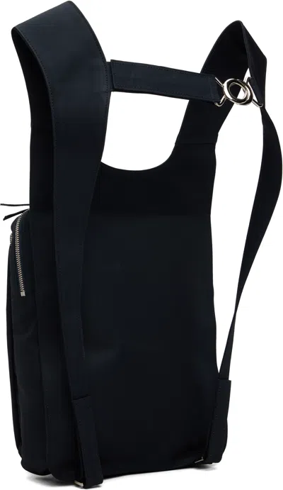 Fffpostalservice Black Pod Backpack In Black