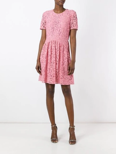 Shop Burberry 'abito Christy' Dress - Pink