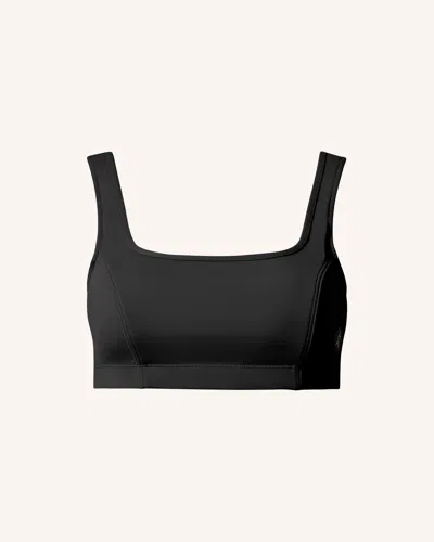 Perfect Moment Logo Sports Bra In Black