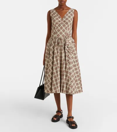 Prada Leather Platform Sandals In Black