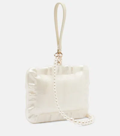 Simone Rocha Pillowcase Faux Pearl Clutch In Multi