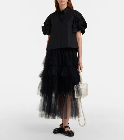 Simone Rocha Pillowcase Faux Pearl Clutch In Multi