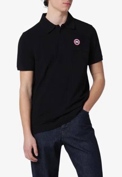 Canada Goose Lanvin Grey Embroidered Logo Cotton Sweatshirt In Black