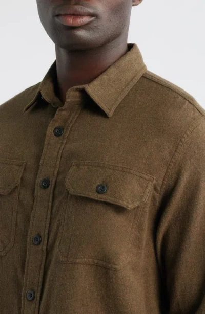 Pendleton Burnside Solid Flannel Button-up Shirt