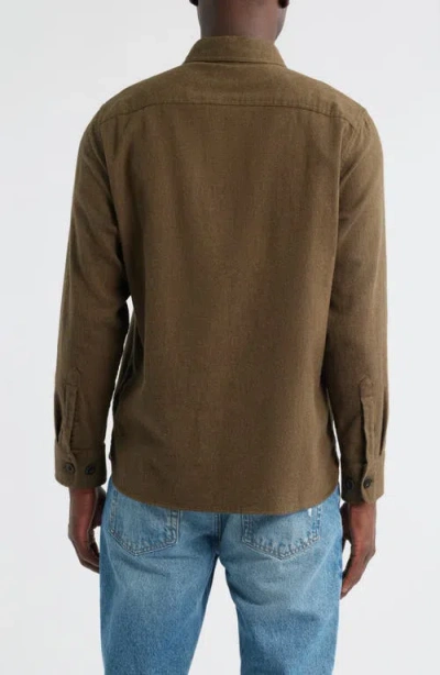 Pendleton Burnside Solid Flannel Button-up Shirt