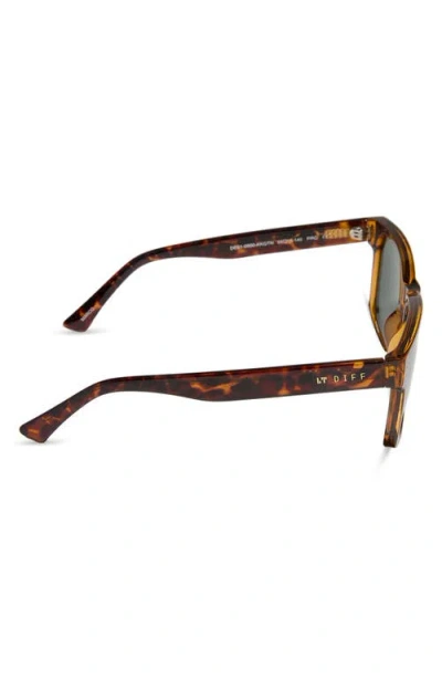 Diff Marco 56mm Square Sunglasses In Brown