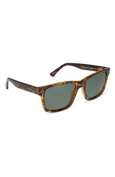 Diff Marco 56mm Square Sunglasses In Brown