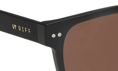 Diff Marco 56mm Square Sunglasses In Black