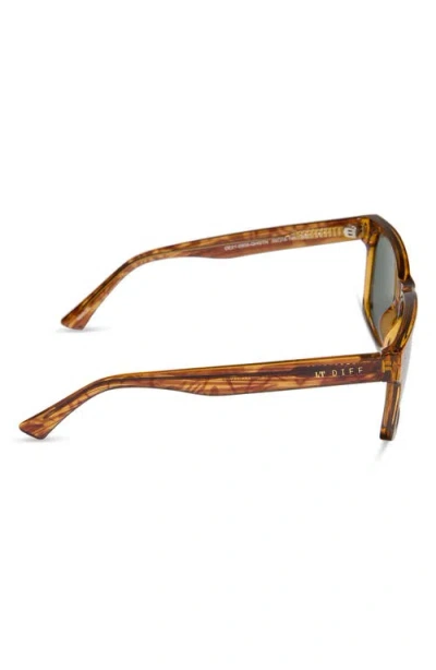 Diff Marco 56mm Square Sunglasses In Brown