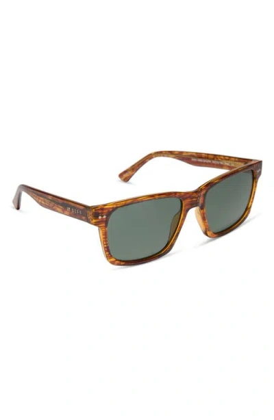 Diff Marco 56mm Square Sunglasses In Brown