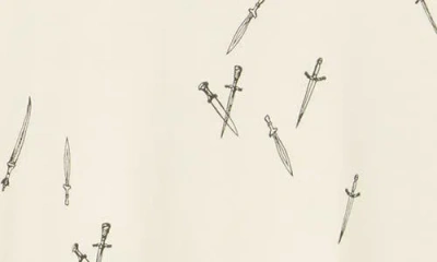 Rag & Bone Dagger Print Cotton Blend T-shirt In Multi