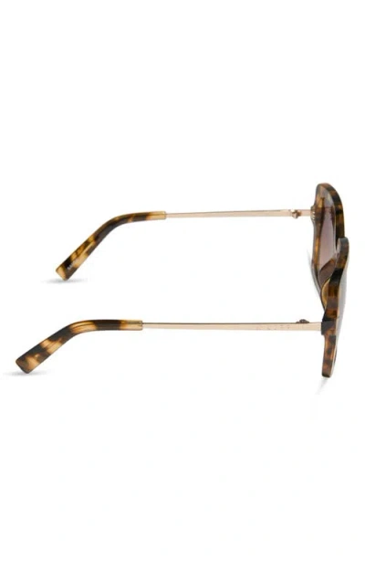 Diff 54mm Square Sunglasses In Brown