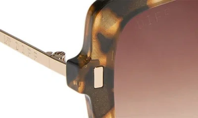 Diff 54mm Square Sunglasses In Brown