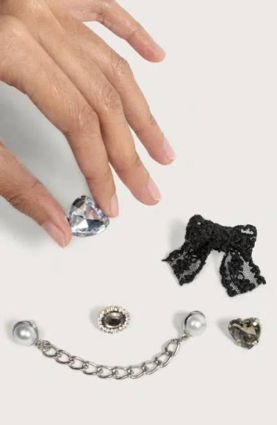 Kitsch Assorted 6-pack Pop™ Charms In Black