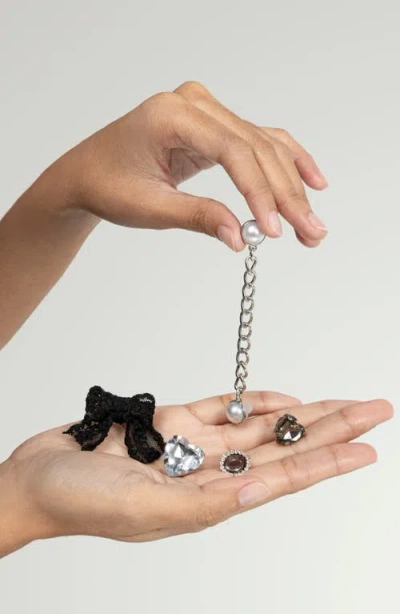 Kitsch Assorted 6-pack Pop™ Charms In Black