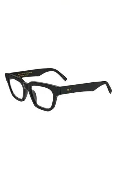 Super By Retrosuperfuture® 54mm Rectangular Reading Glasses In Black