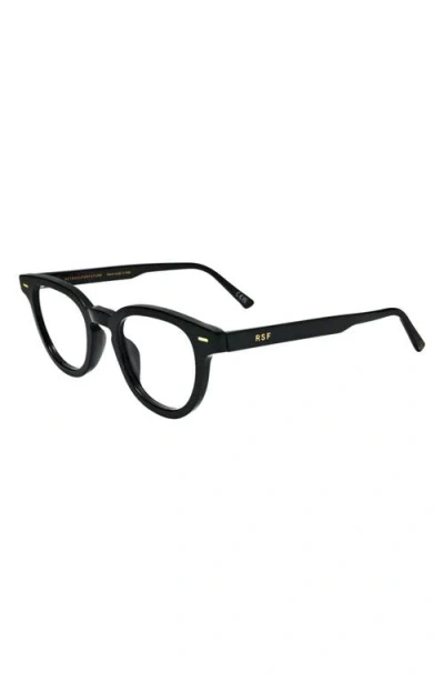 Super By Retrosuperfuture® 52mm Rectangular Reading Glasses In Black