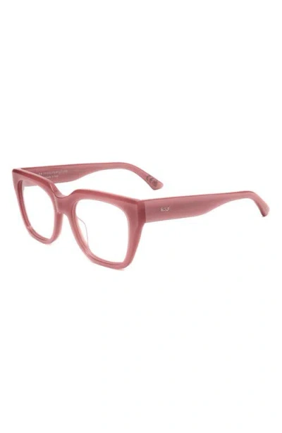 Super By Retrosuperfuture® 50mm Rectangular Reading Glasses In Pink