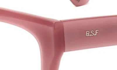 Super By Retrosuperfuture® 50mm Rectangular Reading Glasses In Pink