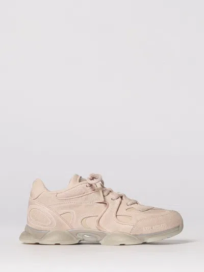 Axel Arigato Suede Panelled Lace-up Sneakers In Pink