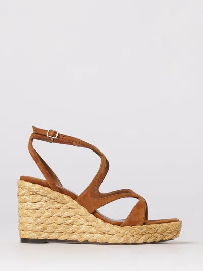Jimmy Choo Ayla 85 Raffia Wedge Strappy Espadrilles In Multi