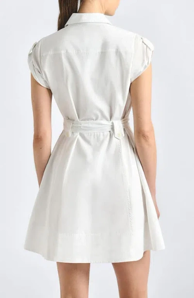 Derek Lam 10 Crosby Azora Poplin Shirt Dress In White