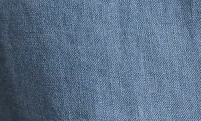 Vince Solid Linen Button Down Shirt In Blue