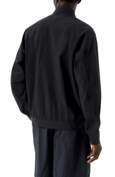Veilance Diode Stretch Nylon Bomber Jacket In Black