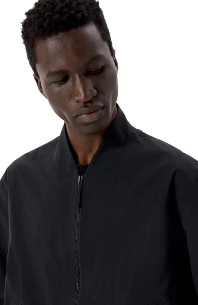 Veilance Diode Stretch Nylon Bomber Jacket In Black