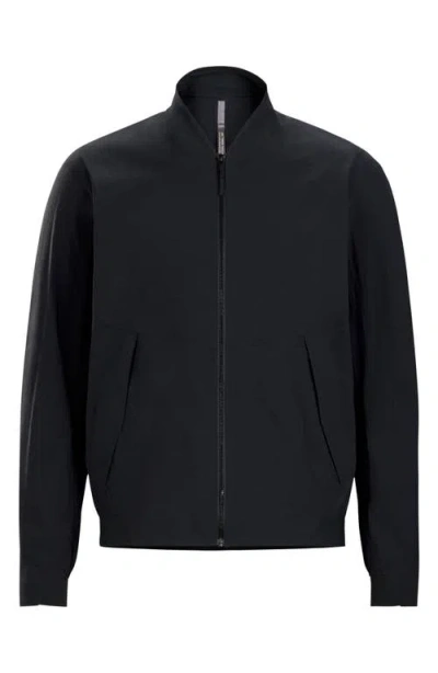 Veilance Diode Stretch Nylon Bomber Jacket In Black