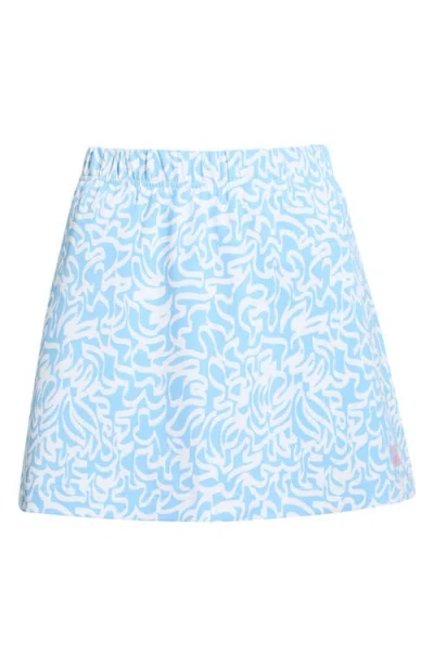 G/fore Scribble Print Tech Golf Skort In Blue