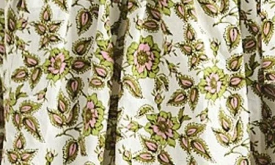 Derek Lam 10 Crosby Briar Print Sleeveless Minidress In Brown