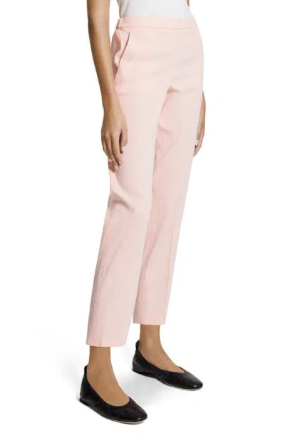 Theory Treeca Pull-on Pants In Pink