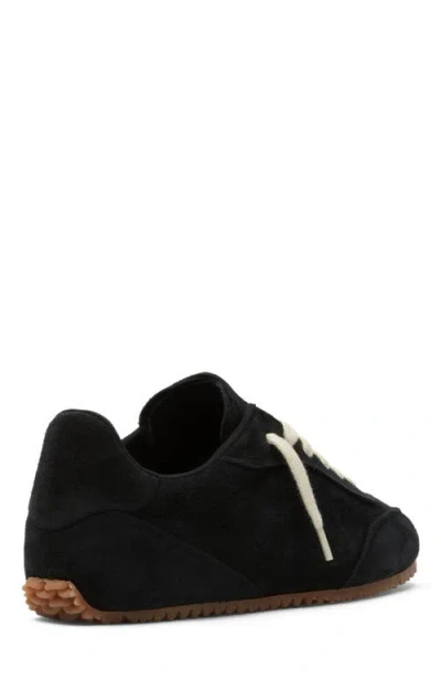 Axel Arigato Suede Low-profile Sneakers With Textured Sole In Black