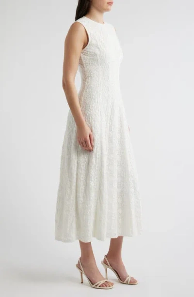 Hill House Home Leanne Paneled Lace Maxi Dress In Neutral