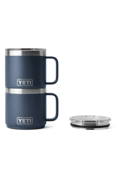 Yeti Rambler 14-ounce Stackable Mug In Blue