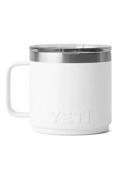 Yeti Rambler 14-ounce Stackable Mug In White