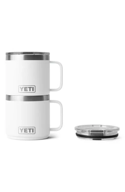 Yeti Rambler 14-ounce Stackable Mug In White