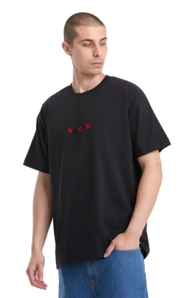 Volcom X Seth Conboy Embroidered Graphic T-shirt In Black