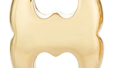 Tory Burch Gemini Link Stud Earrings In Brown